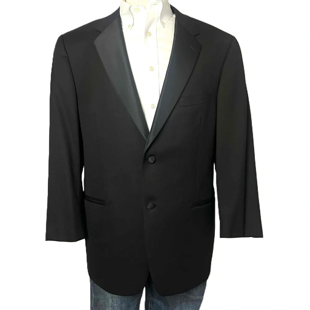 Joseph Abboud Black Size 43R‎ Two-Button Front Tuxedo Jacket
